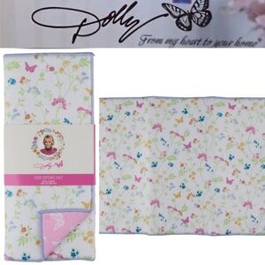 Dolly Parton Floral Butterflies Dish Drying Mat